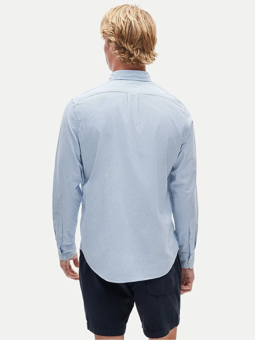J. Crew Slim Fit Broken-in organic cotton oxford shirt in Blue Size M $98 BG421